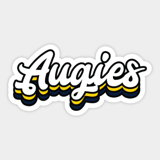 AU Augies Cursive Sticker